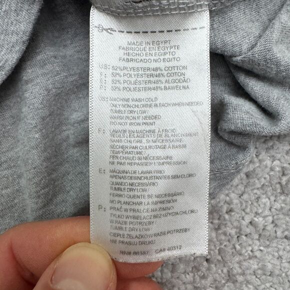 Adidas Golf Graphic T-Shirt Mens Small Gray Short Sleeve Crew Neck Active Tee - Picture 5 of 10